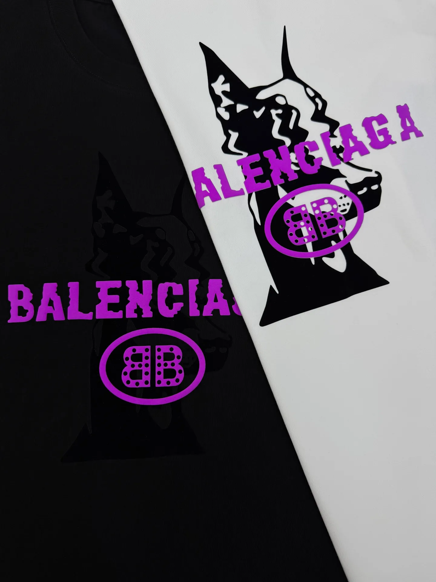 ⚜️Balenciaga New Arrival T. Same Style❤️New Arrival T ， 280g ， Breathable， ！ Black +Purple“BALENCIAGA” ， . ✨ ， ， ！ ， ， ！ ！ ：Black. .White.Sizes：S-3XL ‼️（175/145 L）